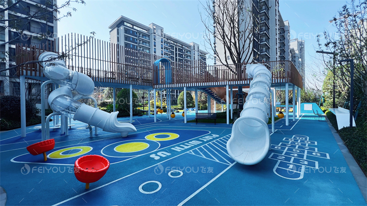 飛友社區(qū)公園︱長沙美的云樾游樂設施：為親子生...